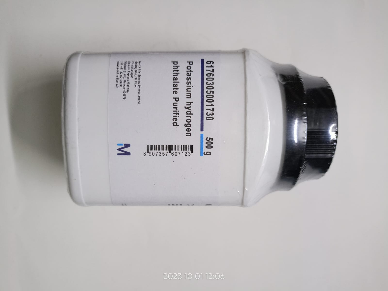 Potassium hydrogen phathalate 500 gm,Merck
